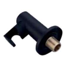 Соединение для душа с держателем Grocenberg GB177 Черный матовый