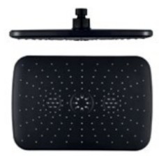 Верхний душ Groctyberg 310x210 Черный матовый