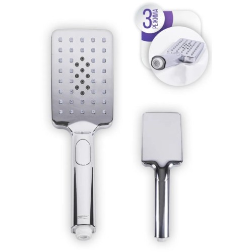 Лейка душевая (3 режима) Grocenberg GB33109 Хром