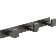 Полотенцедержатель на планке 3-й Grocenberg AC0013 (Графит)