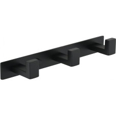 Полотенцедержатель на планке 3-й Grocenberg AC0013 (Черный матовый)