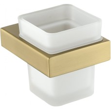 Настенный стакан одинарный Grocenberg AC0021 (Матовое золото)