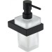 Настенный дозатор для жидкого мыло Grocenberg AC0028 (Черный матовый)