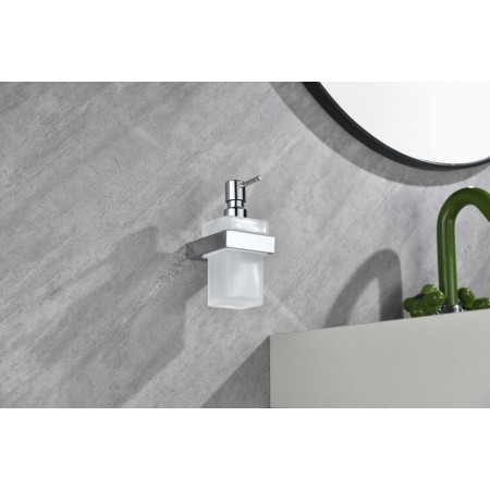 Настенный дозатор для жидкого мыло Grocenberg AC0028 (Хром)