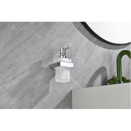 Настенный дозатор для жидкого мыло Grocenberg AC0028 (Хром)