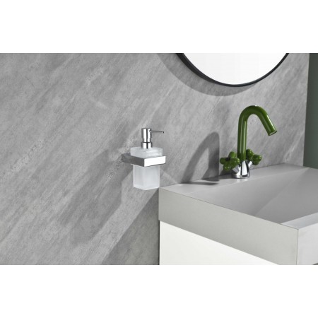 Настенный дозатор для жидкого мыло Grocenberg AC0028 (Хром)