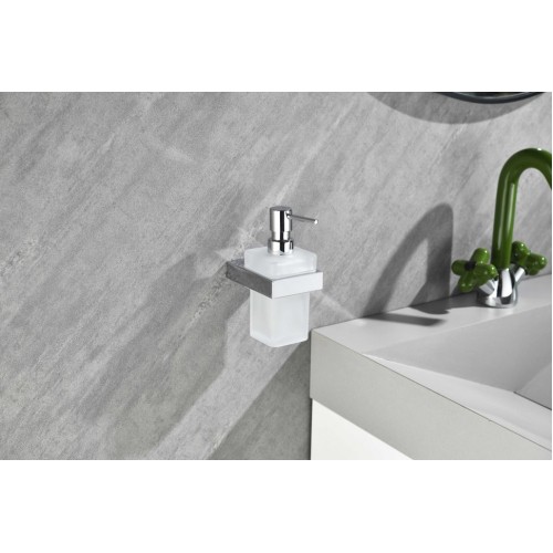 Настенный дозатор для жидкого мыло Grocenberg AC0028 (Хром)