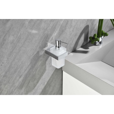 Настенный дозатор для жидкого мыло Grocenberg AC0028 (Хром)