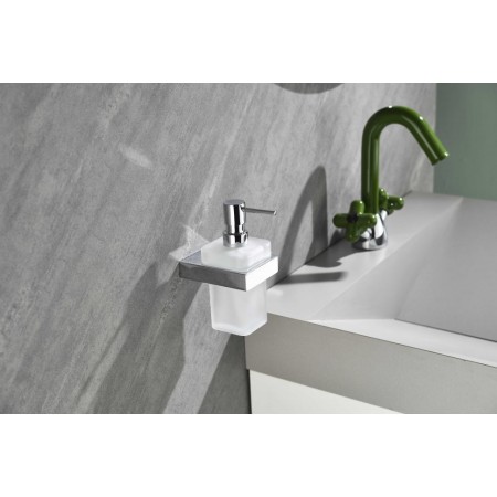 Настенный дозатор для жидкого мыло Grocenberg AC0028 (Хром)