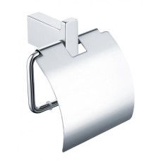 Настенный бумагодержатель с крышкой Grocenberg AC0029 (Хром)