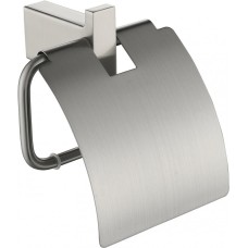 Настенный бумагодержатель с крышкой Grocenberg AC0029 (Никель)