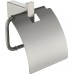 Настенный бумагодержатель с крышкой Grocenberg AC0029 (Никель)