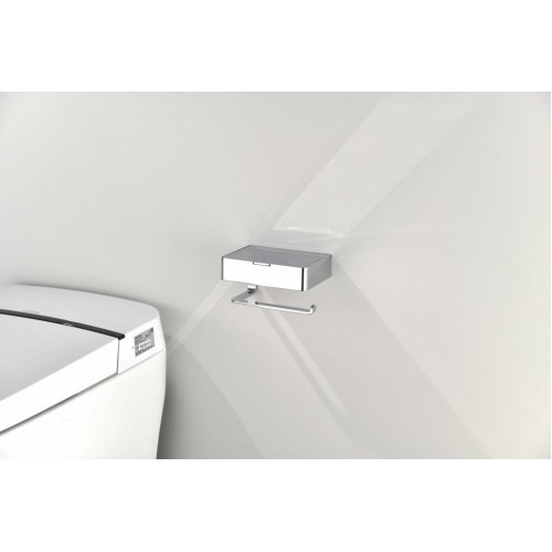 Настенный бумагодержатель плоский Grocenberg AC0050 (Хром)