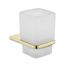 Настенный стакан одинарный Grocenberg AC0053 (Золото глянец)