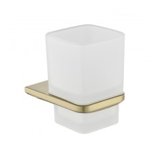 Настенный стакан одинарный Grocenberg AC0053 (Матовое золото)