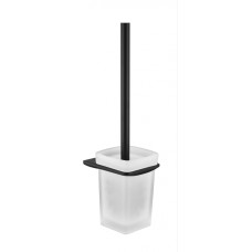 Настенный ёршик для унитаза Grocenberg AC0057 (Черный матовый)