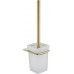 Настенный ёршик для унитаза Grocenberg AC0057 (Матовое золото)
