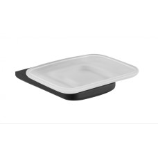 Настенный мыльница Grocenberg AC0058 (Черный матовый)