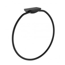 Кольцо для полотенец Grocenberg AC0063 (Черный матовый)