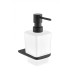 Настенный дозатор для жидкого мыло Grocenberg AC0064 (Черный матовый)