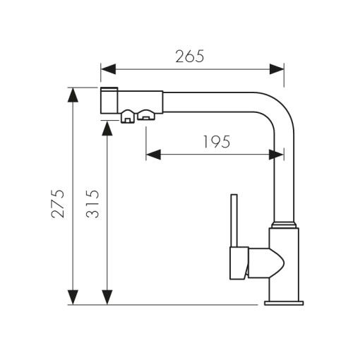 13044-11 Смеситель KAISER Teka для кухни с подачей фильтрованной воды