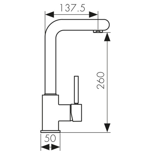 30033 Смеситель KAISER Vico для кухни