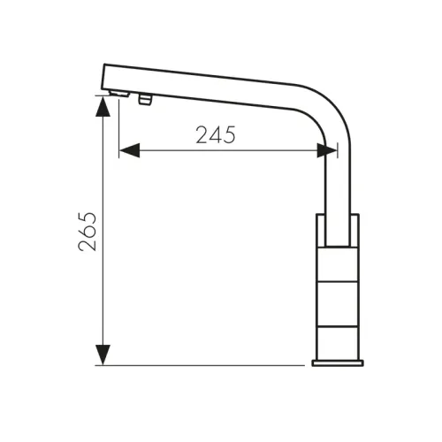 34044 Смеситель KAISER Sonat для кухни с подачей фильтрованной воды