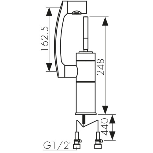 27011 Смеситель KAISER Merkur для раковины