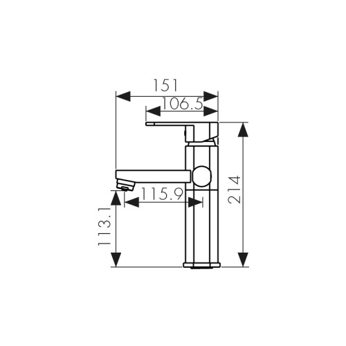 34711 Смеситель KAISER Sonat для раковины с подачей фильтрованной воды