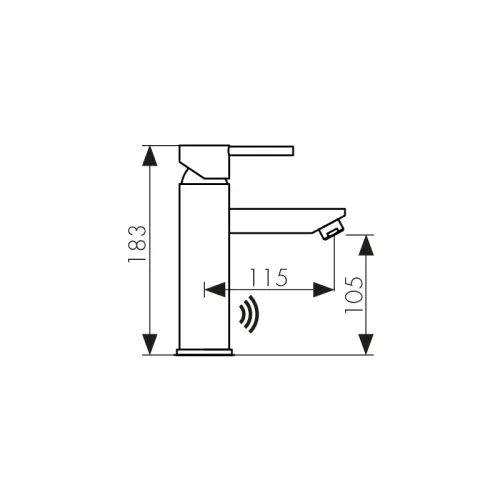 38311 Смеситель KAISER Sensor для раковины