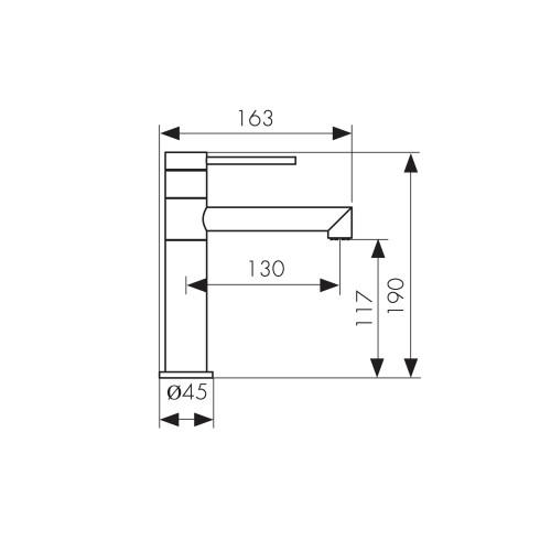43011-15 Смеситель KAISER Vita для раковины