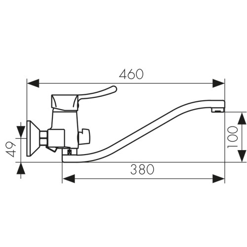 29055 Смеситель KAISER Verona для ванны