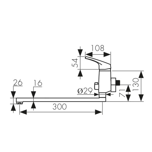 55255 Смеситель KAISER County для ванны
