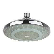 L-012 LED Душевая лейка KAISER стационарная с LED-подстветкой, Ø200 мм