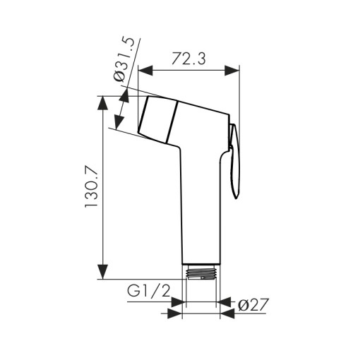 LH-039 Гигиеническая лейка KAISER