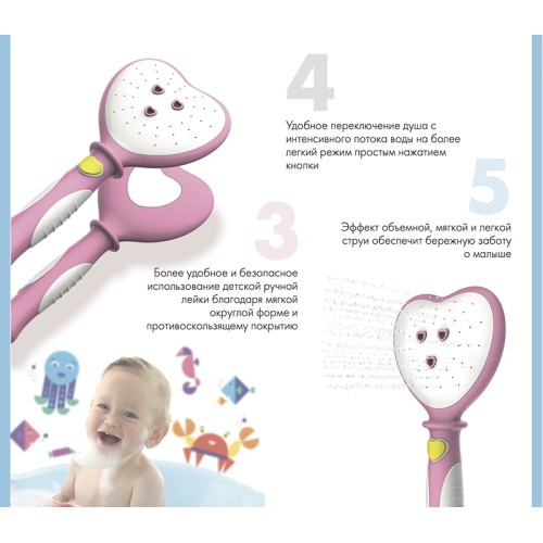 SH-100 Душевая лейка KAISER 2-х режимная