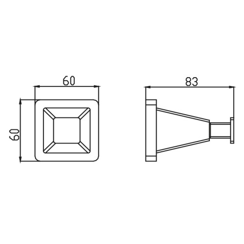 KH-1032 Крючок одинарный KAISER