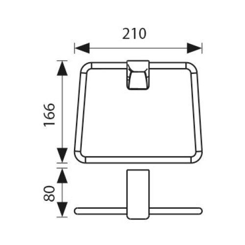 KH-1501 Держатель полотенца KAISER