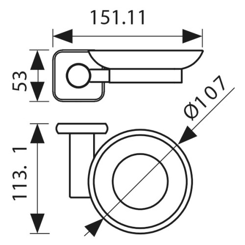 KH-1703 Мыльница KAISER