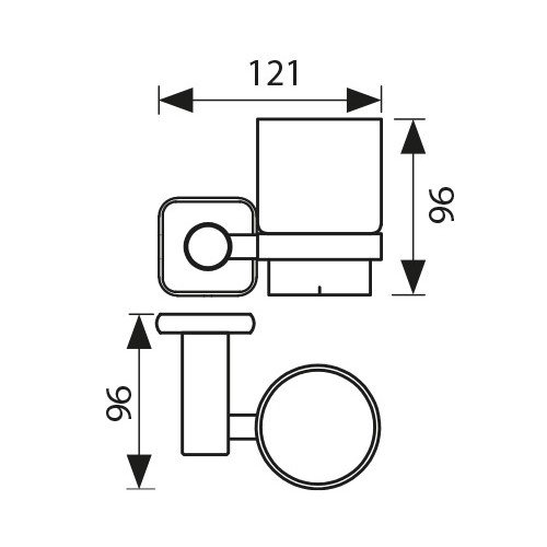 KH-1705 Держатель стакана KAISER