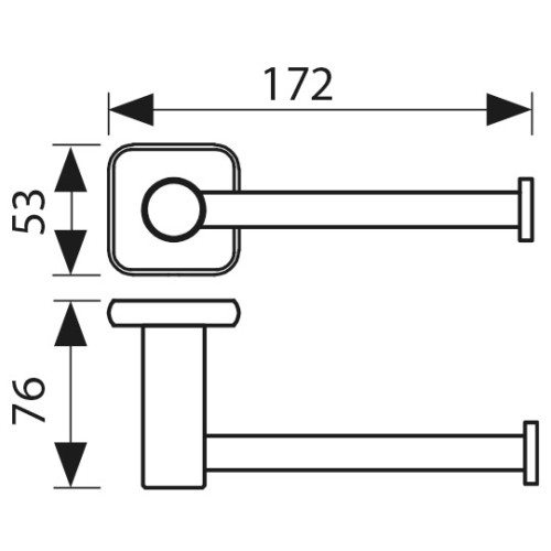 KH-1720 Держатель туалетной бумаги