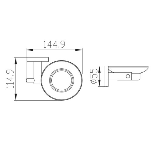 KH-2003 Держатель мыльницы KAISER