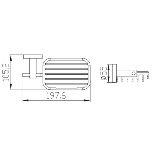 KH-2004 Держатель мыльницы KAISER