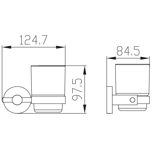 KH-2005 Держатель стакана KAISER