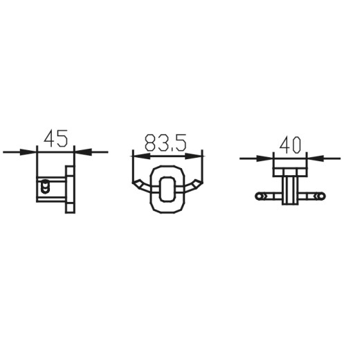KH-2042 Крючок двойной KAISER