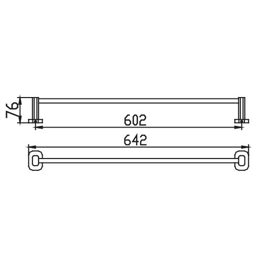KH-2047 Держатель полотенца KAISER