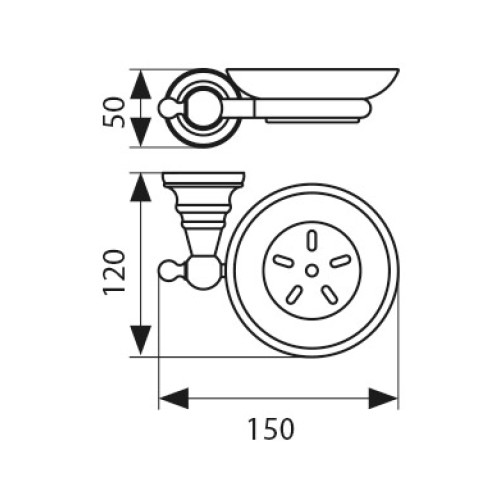 KH-2203 Мыльница KAISER