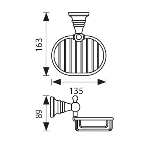 KH-2204 Мыльница KAISER