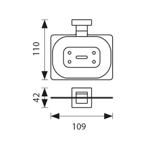 KH-2304 Держатель мыльницы KAISER