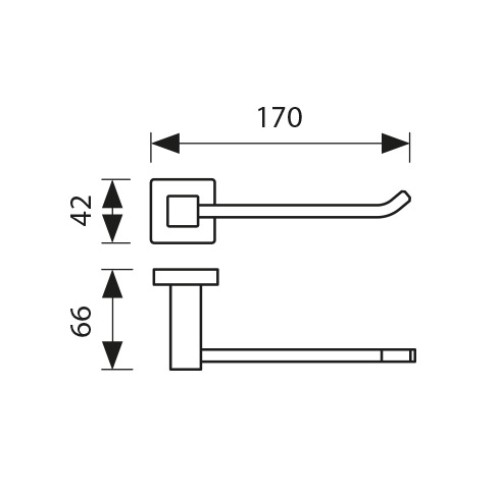 KH-2320 Держатель туалетной бумаги KAISER